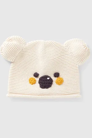 Benetton Gorra De Tricot Con Apliques