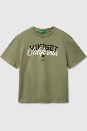 Benetton Camiseta De Manga Corta De Algodón