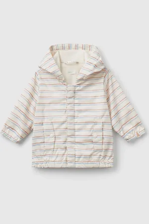 Benetton Chaqueta Con Estampado De Rayas
