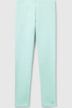 Benetton Leggings De Algodón Elástico Con Logotipo