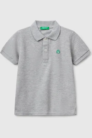 Benetton Polo De Manga Corta De Algodón Puro