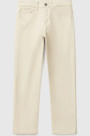 Benetton Pantalón Slim Fit De Cinco Bolsillos