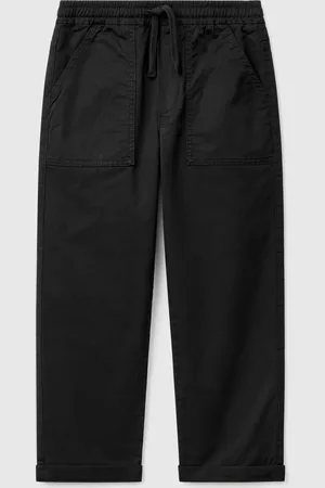 Benetton Joggers De Algodón Elástico Con Cordón De Ajuste
