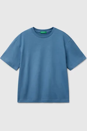 Benetton Camiseta De Manga Corta De Algodón