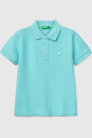 Benetton Polo De Manga Corta De Algodón Puro