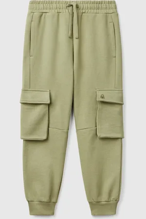 Benetton Pantalón Cargo Tipo Sudadera