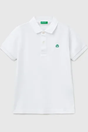 Benetton Polo Slim Fit De Algodón Puro