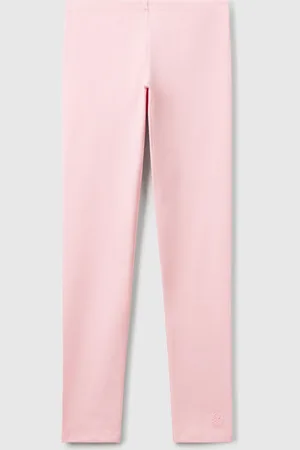Benetton Leggings De Algodón Elástico Con Logotipo