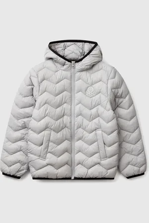 Benetton Chaqueta Acolchada Con Capucha