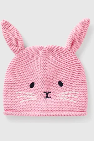 Benetton Gorra De Tricot Con Apliques