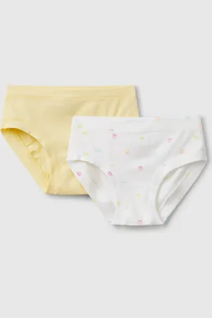Benetton Dos Braguitas De Algodón Súper Elástico