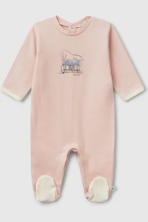 Benetton Mono Largo Con Estampado Animal