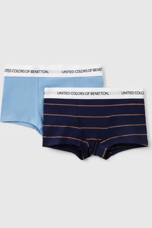 Benetton Dos Bóxers De Algodón Elástico