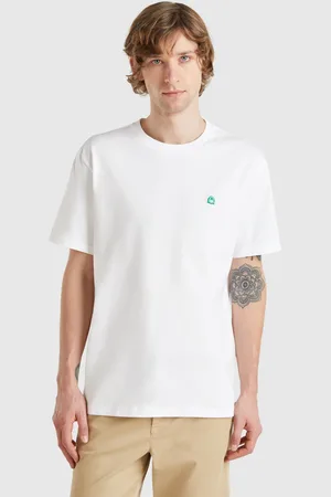 Benetton Camiseta Básica De Algodón