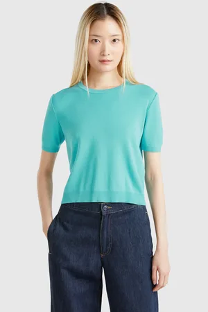 Benetton Camisa Manga Corta 100% Algodón