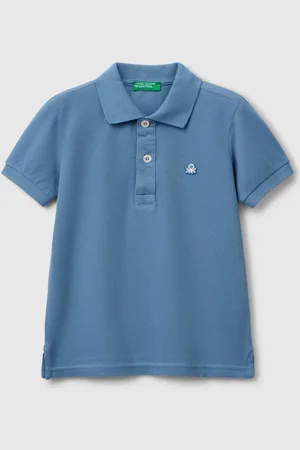 Benetton Polo De Manga Corta De Algodón Puro