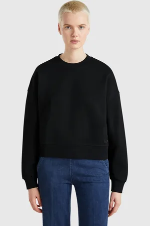 Benetton Sudadera 100% Algodón Con Logo Estampado