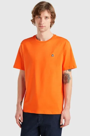 Benetton Camiseta Básica De Algodón