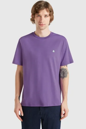 Benetton Camiseta Básica De Algodón