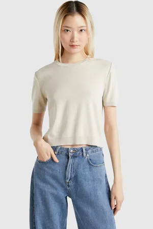 Benetton Camisa Manga Corta 100% Algodón