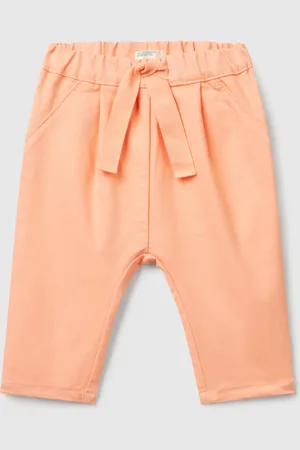 Benetton Pantalón Elástico Con Cordón