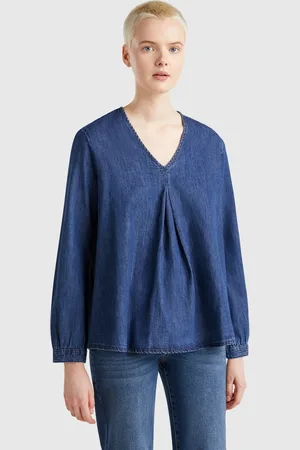 Benetton Blusa Vaquera