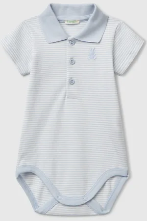 Benetton Body Tipo Polo De Algodón Elástico