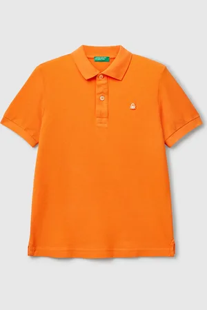 Benetton Polo Slim Fit De Algodón Puro