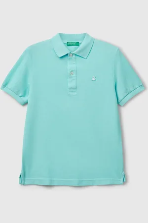 Benetton Polo Slim Fit De Algodón Puro