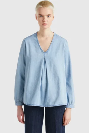 Benetton Blusa Vaquera