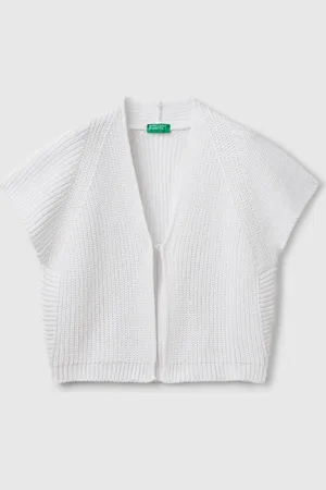 Benetton Cárdigan De Manga Corta
