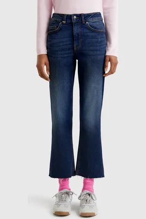 Benetton Vaqueros Cropped De Algodón