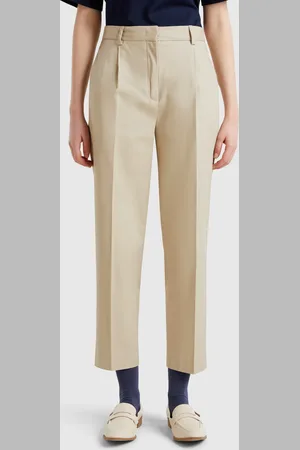 Benetton Pantalón De Algodón Elástico