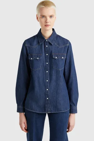Benetton Camisa Vaquera Occidental