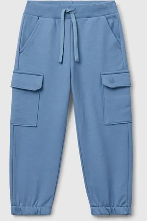 Benetton Pantalón Cargo Tipo Sudadera
