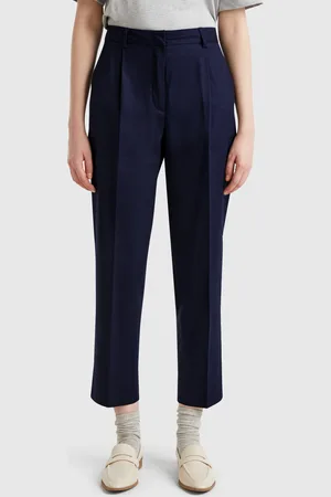 Benetton Pantalón De Algodón Elástico