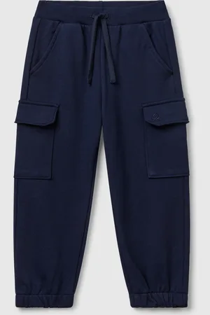 Benetton Pantalón Cargo Tipo Sudadera