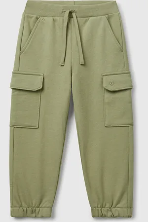 Benetton Pantalón Cargo Tipo Sudadera