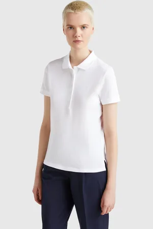 Benetton Polo Slim Fit De Algodón Elástico