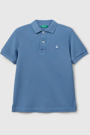 Benetton Polo Slim Fit De Algodón Puro