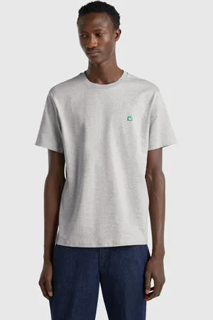 Benetton Camiseta Básica De Algodón