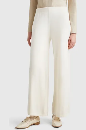 Benetton Pantalón Ancho De Punto