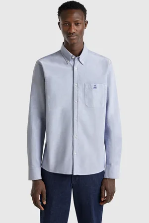 Benetton Camisa Regular Fit Con Botones