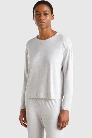 Benetton Camiseta De Manga Larga De Modal® Elástico