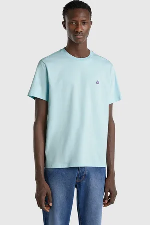 Benetton Camiseta Básica De Algodón