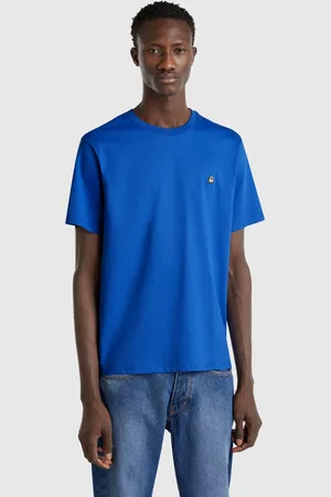 Benetton Camiseta Básica De Algodón