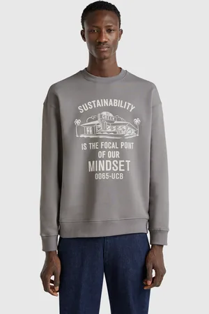 Benetton Sudadera Con Estampado