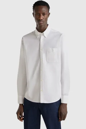 Benetton Camisa Regular Fit Con Botones