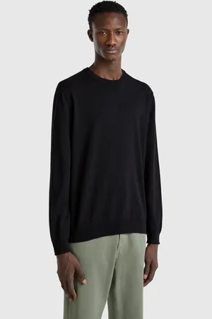 Benetton Jersey De Cuello Redondo De 100% Algodón