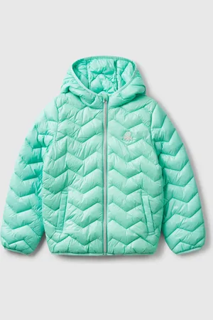 Benetton Chaqueta Acolchada Con Capucha
